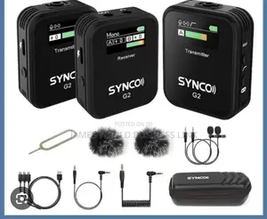 Synco G2 Daul Wireless Lapel Microphone for Phone Camera