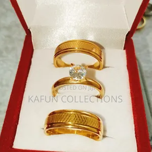 Non-Fading Steel Ring Set
