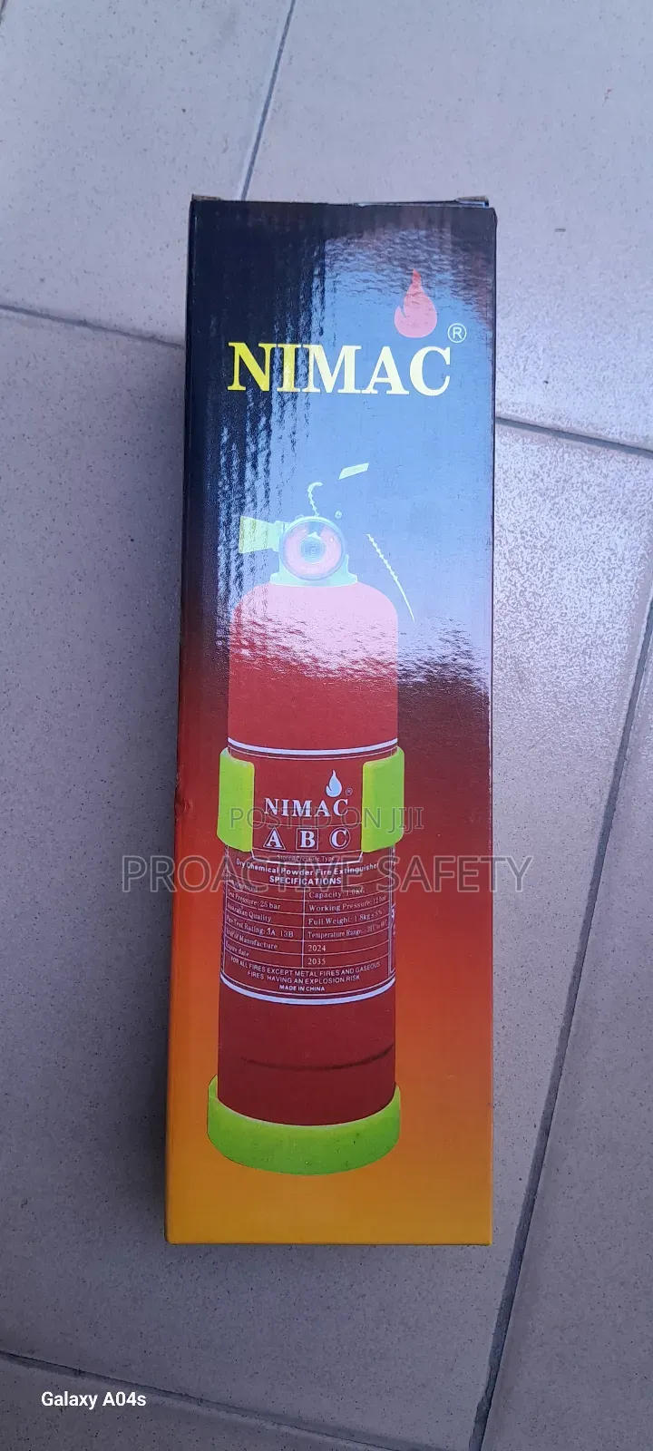 1kg Dcp Fire Extinguisher