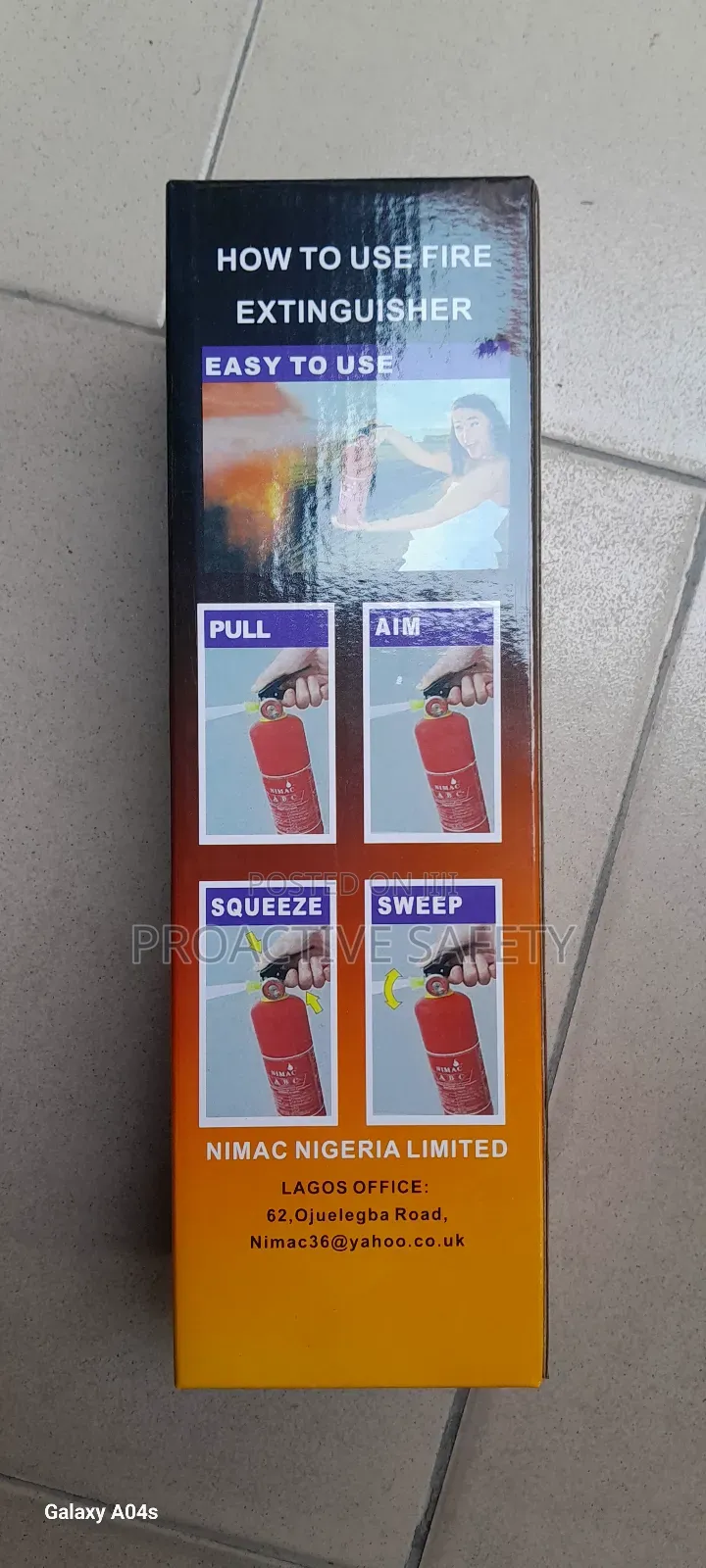 1kg Dcp Fire Extinguisher