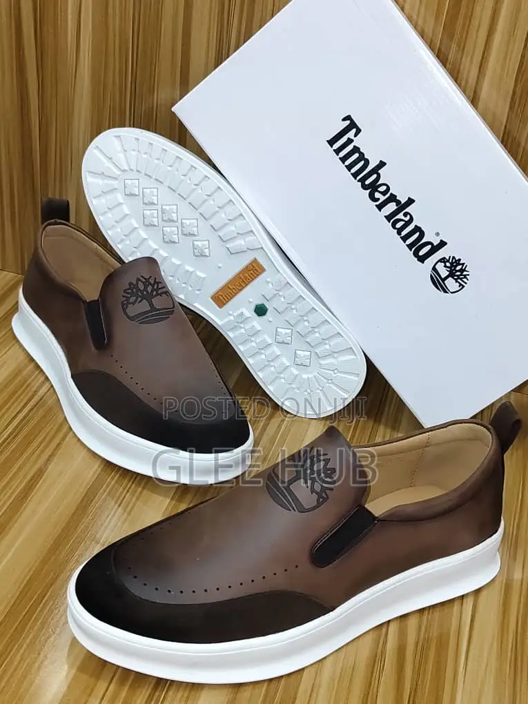 White Soled Leather Loafers
