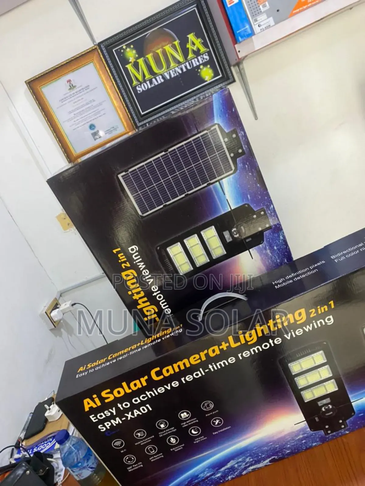 Ai Solar Camera +Lighting 2 in 1 450watts
