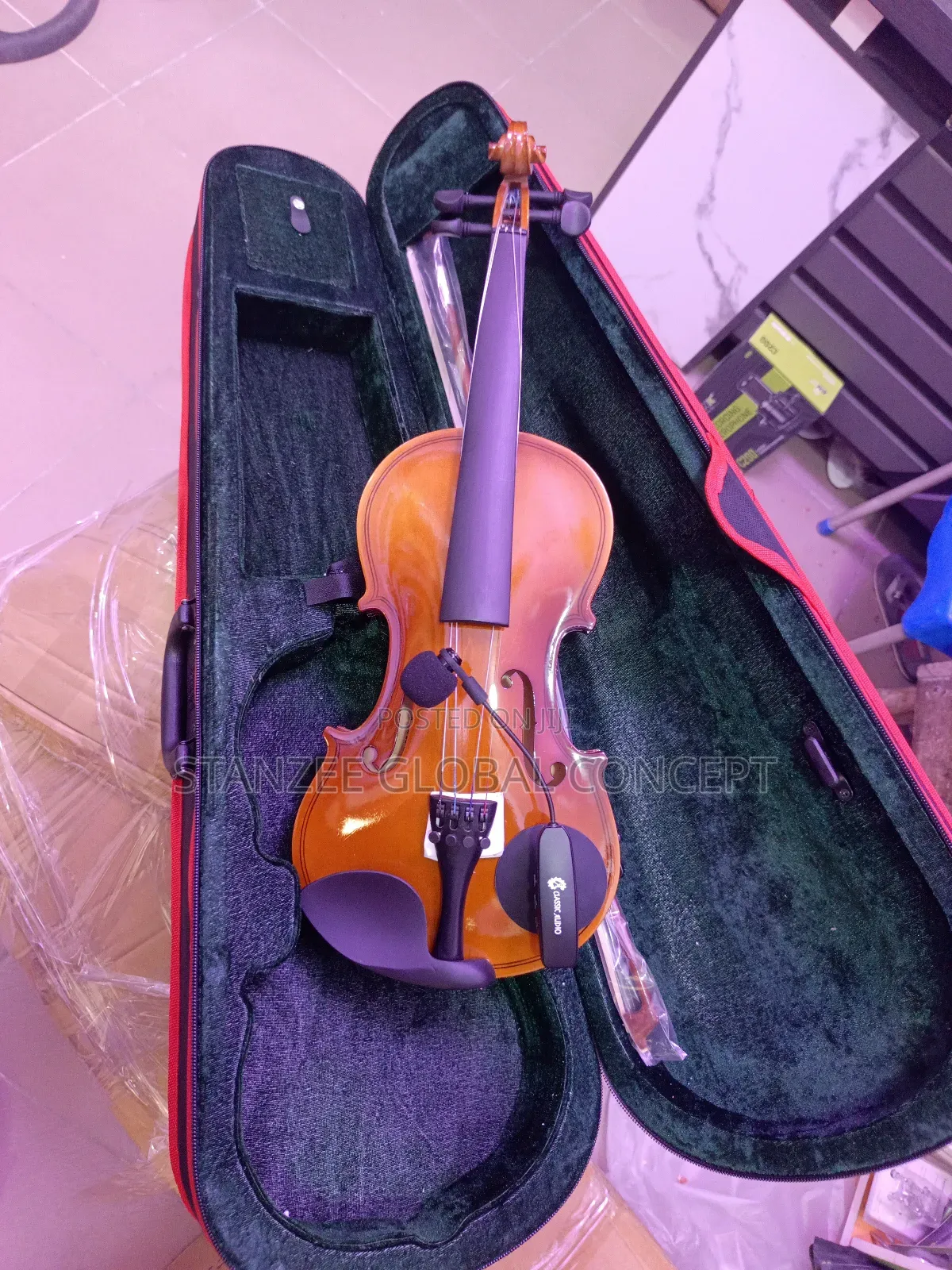 Violin and Violin Microphone
