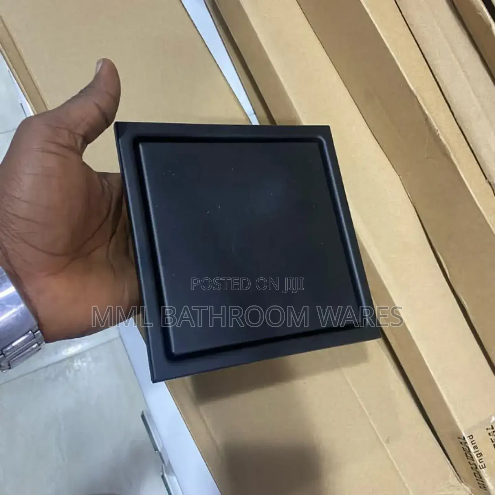 Square Black Floor Drains