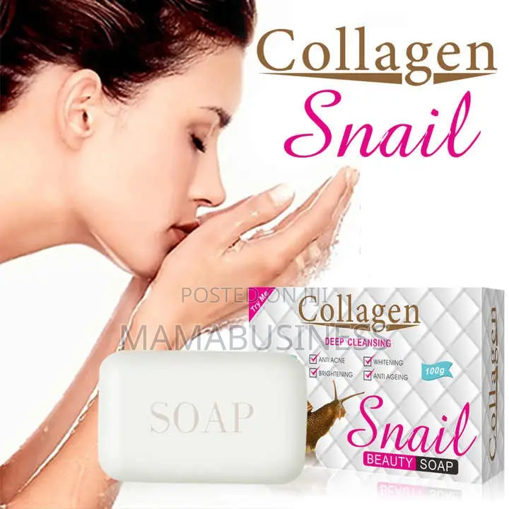 Collagen Deep Cleansing Snail Beauty Soap