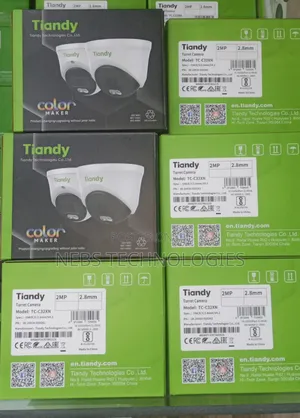 Tiandy 2mp Ip Colorvu Camera With Voice Metal Case