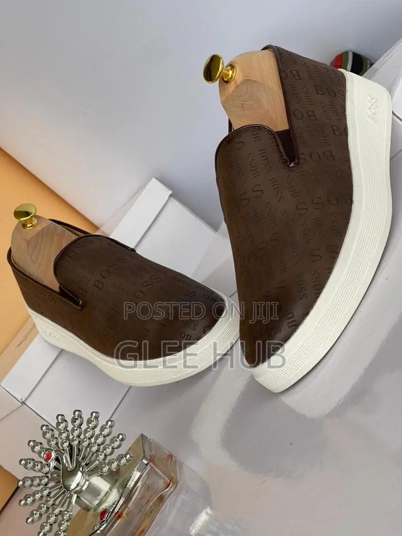 Boss White-Soled Loafers