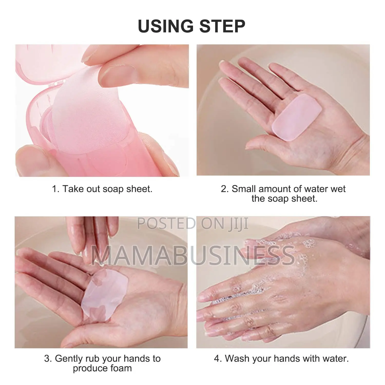 Paper Cleaning Soaps Portable Hand Wash Soap
