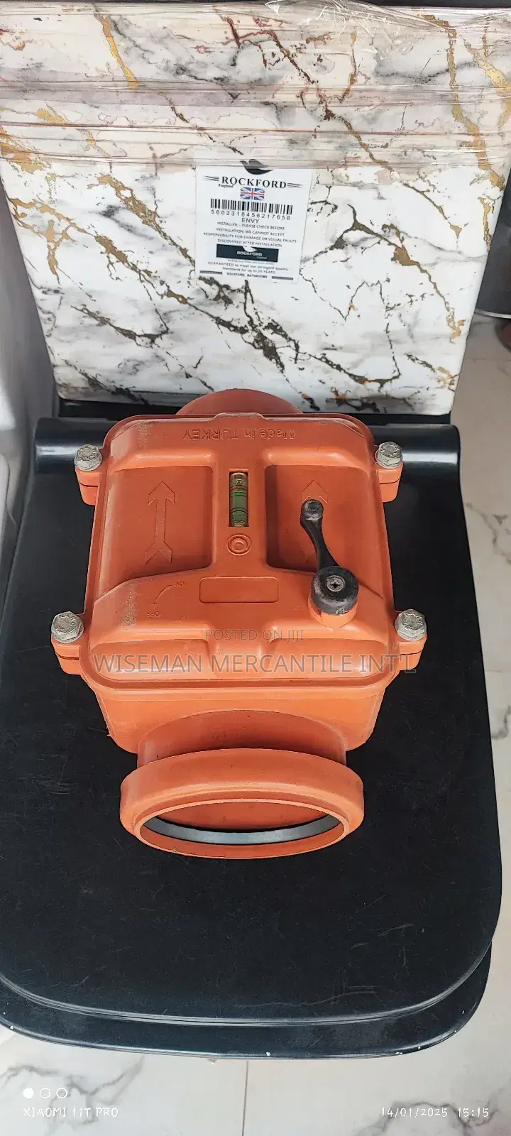 4" Non-Return Valve.