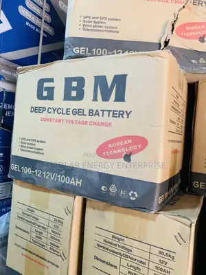 GBM SOLAR Battery 100ah 12v Is Available Now