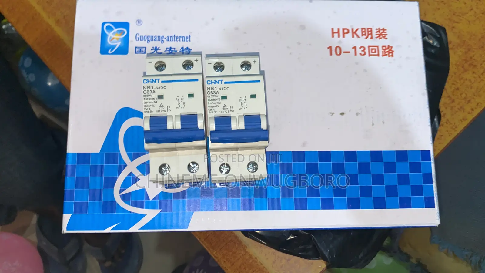 Chint 2 Pole Dc 63 a MCB