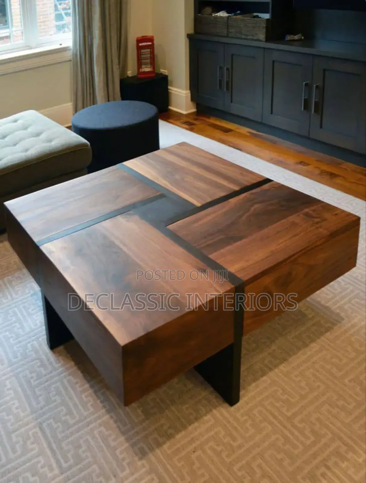 Center Table With 4drawer