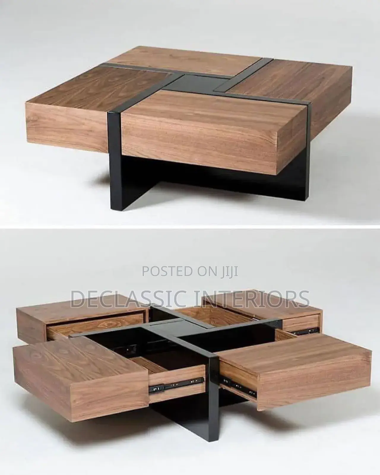Center Table With 4drawer