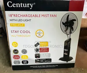 Premium Century Recharge Mist Fan 18 Inchs