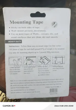 19mm Mounting Tape (Double Sided Tape)