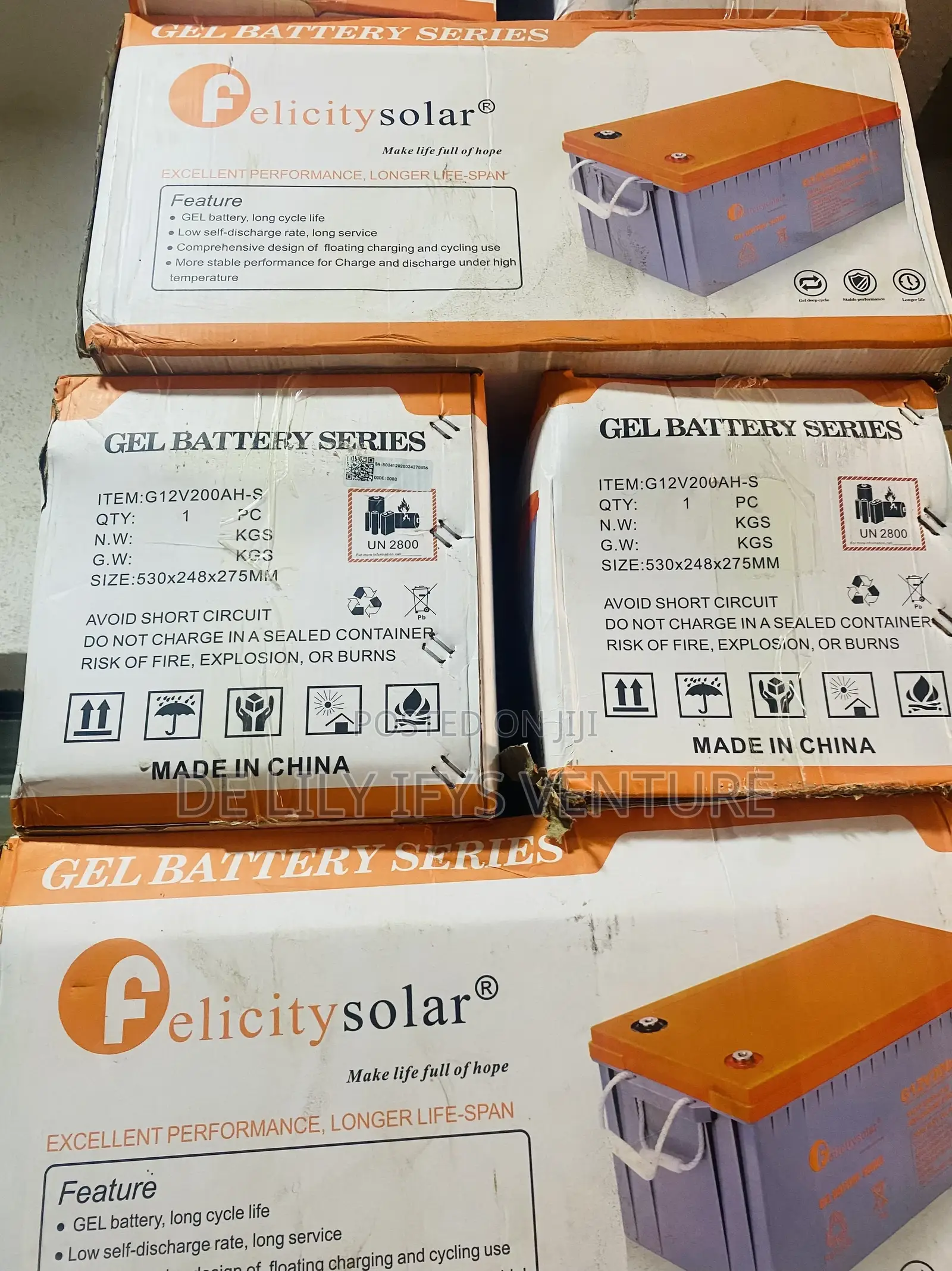 Felicity Dry Cell Battery 200ah