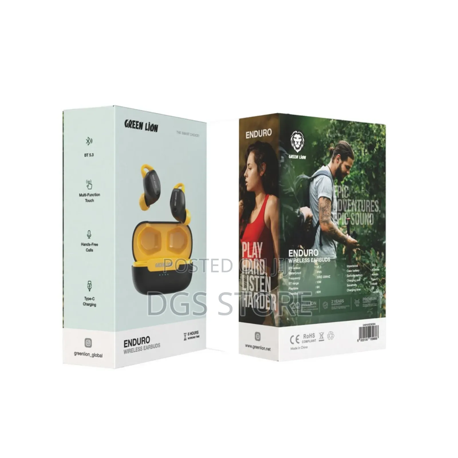 Green Lion Enduro Bluetooth Earbuds