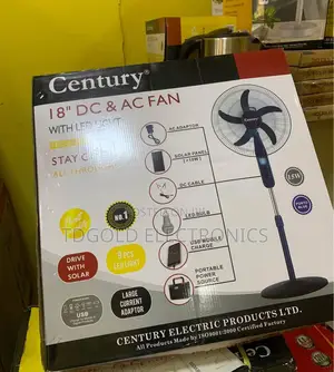 18 Inchs Centurg Ac Dc Standing Fan