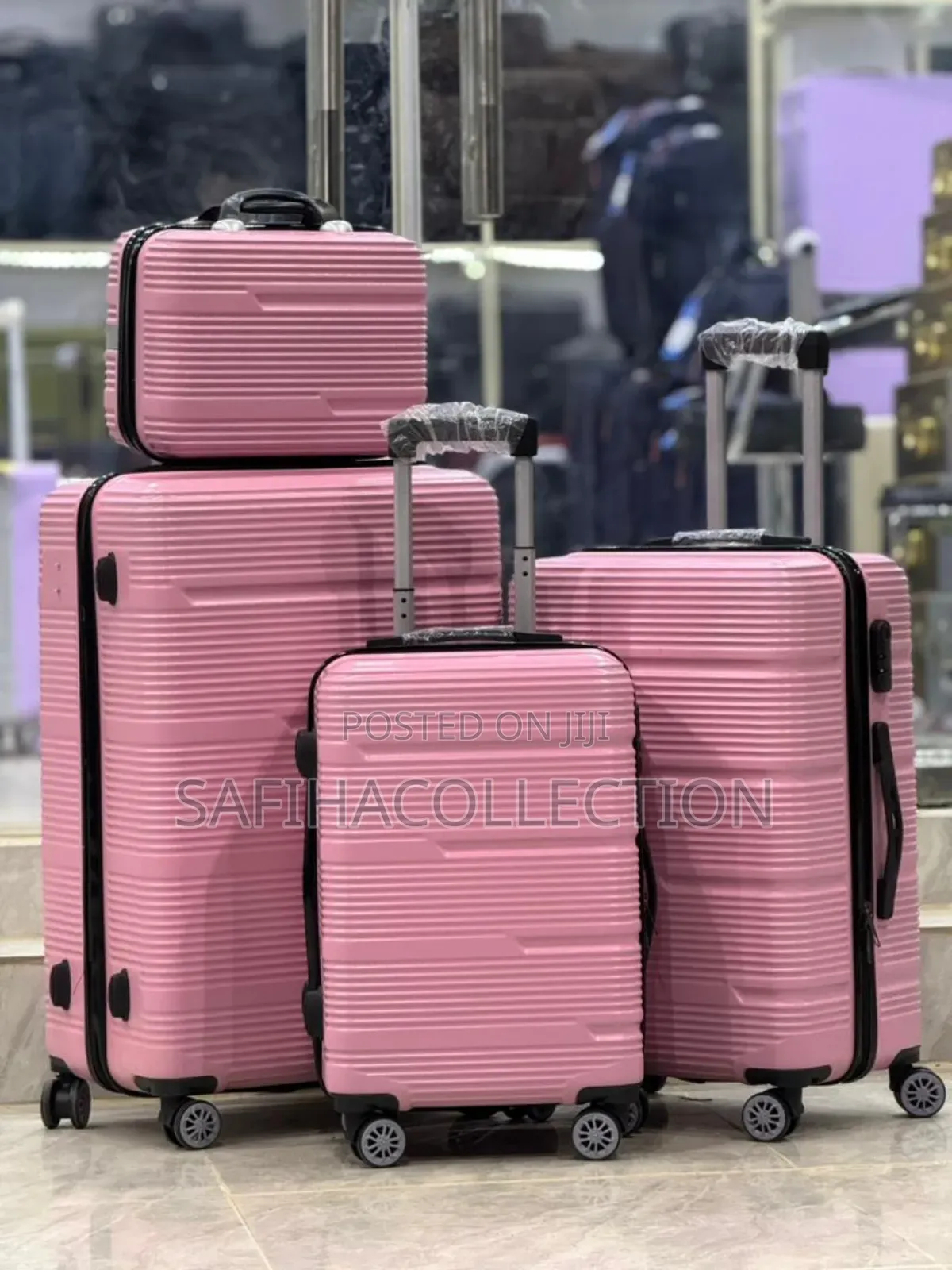 By 4 Plastic Luggages