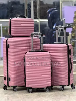 By 4 Plastic Luggages