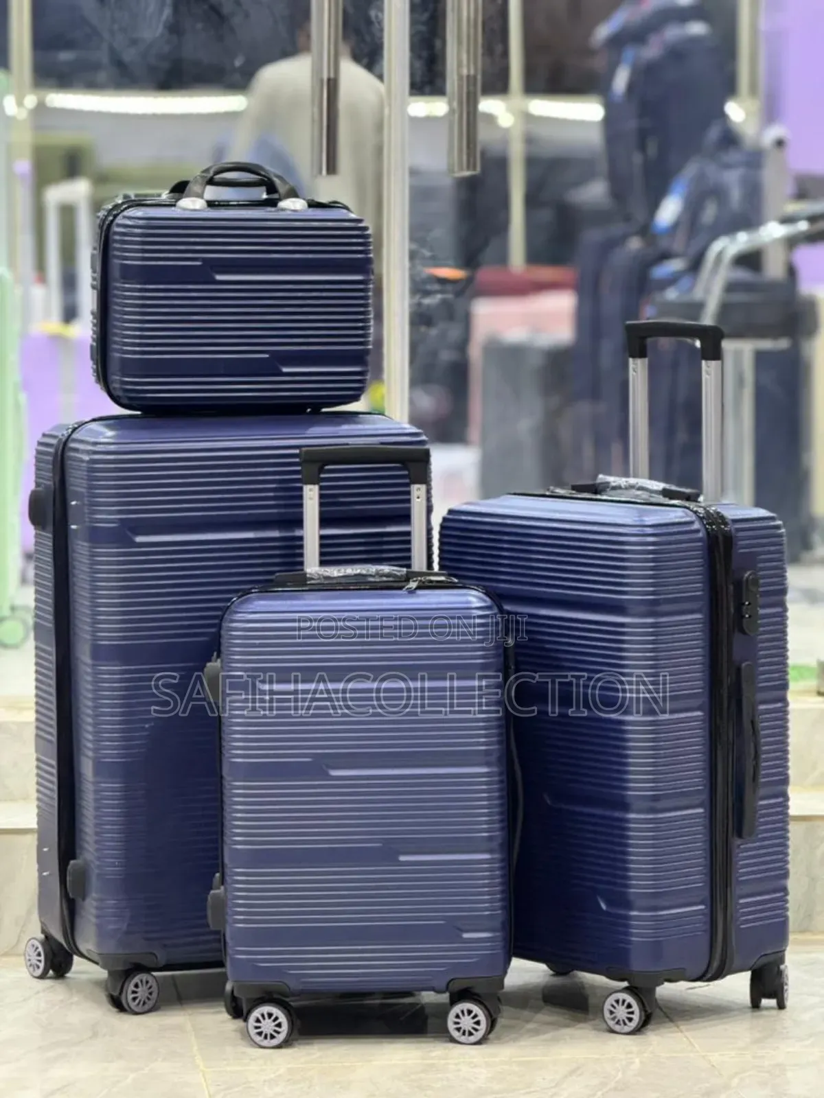 By 4 Plastic Luggages