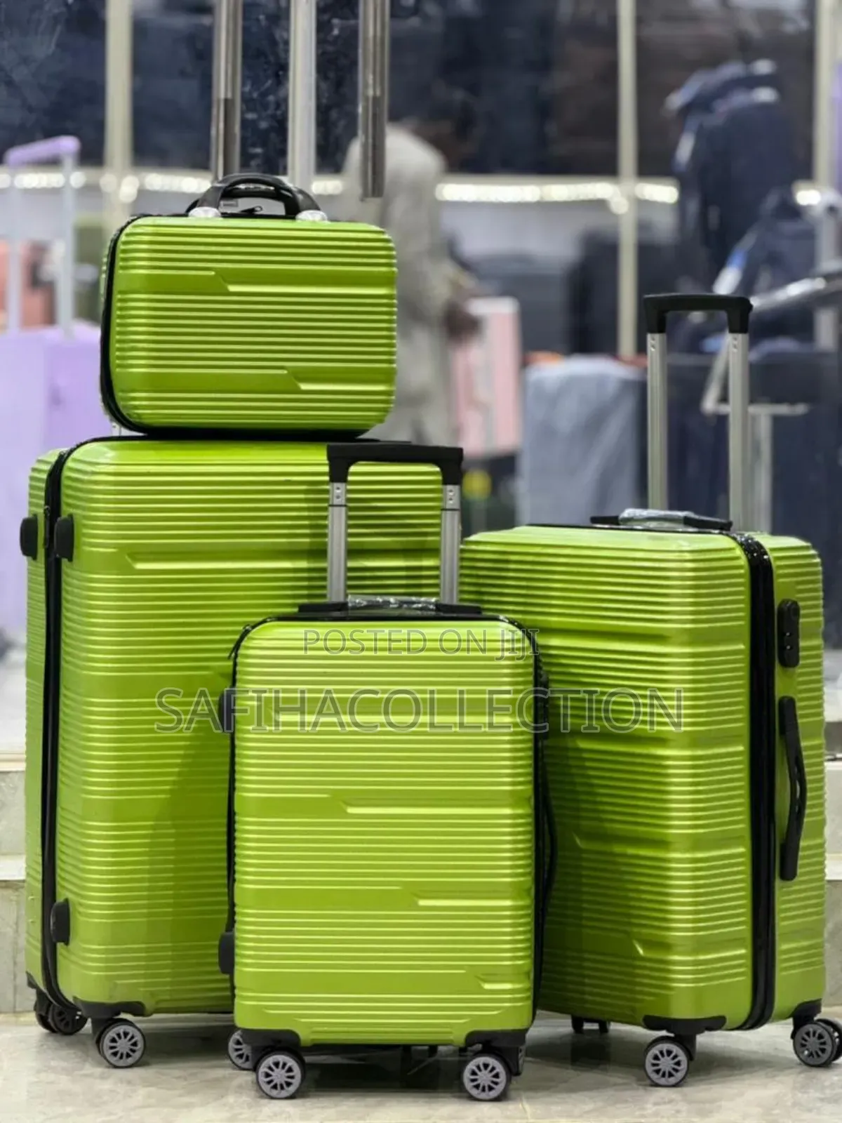 By 4 Plastic Luggages