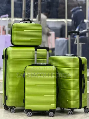 By 4 Plastic Luggages