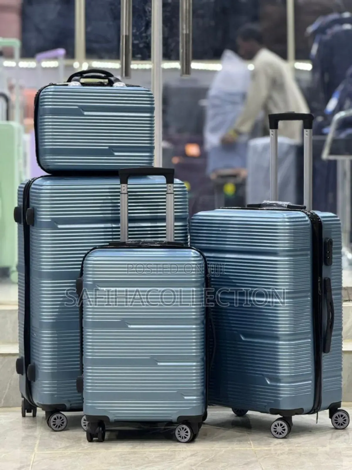 By 4 Plastic Luggages