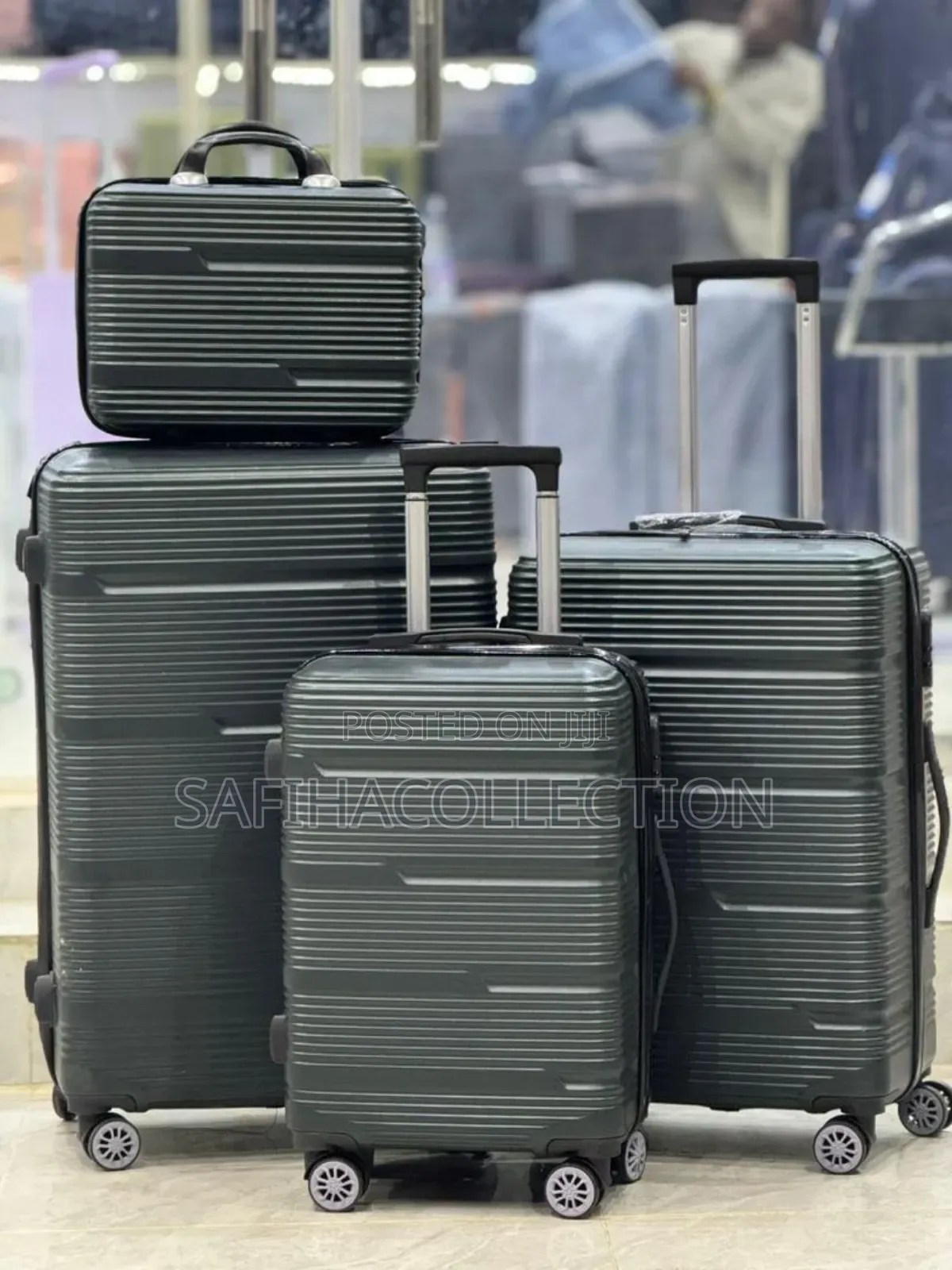 By 4 Plastic Luggages