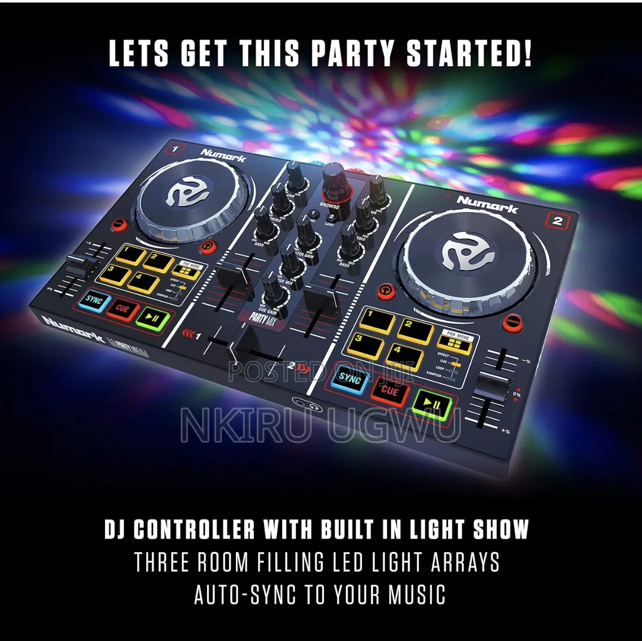 Numark Party Mix - Complete DJ Controller Set