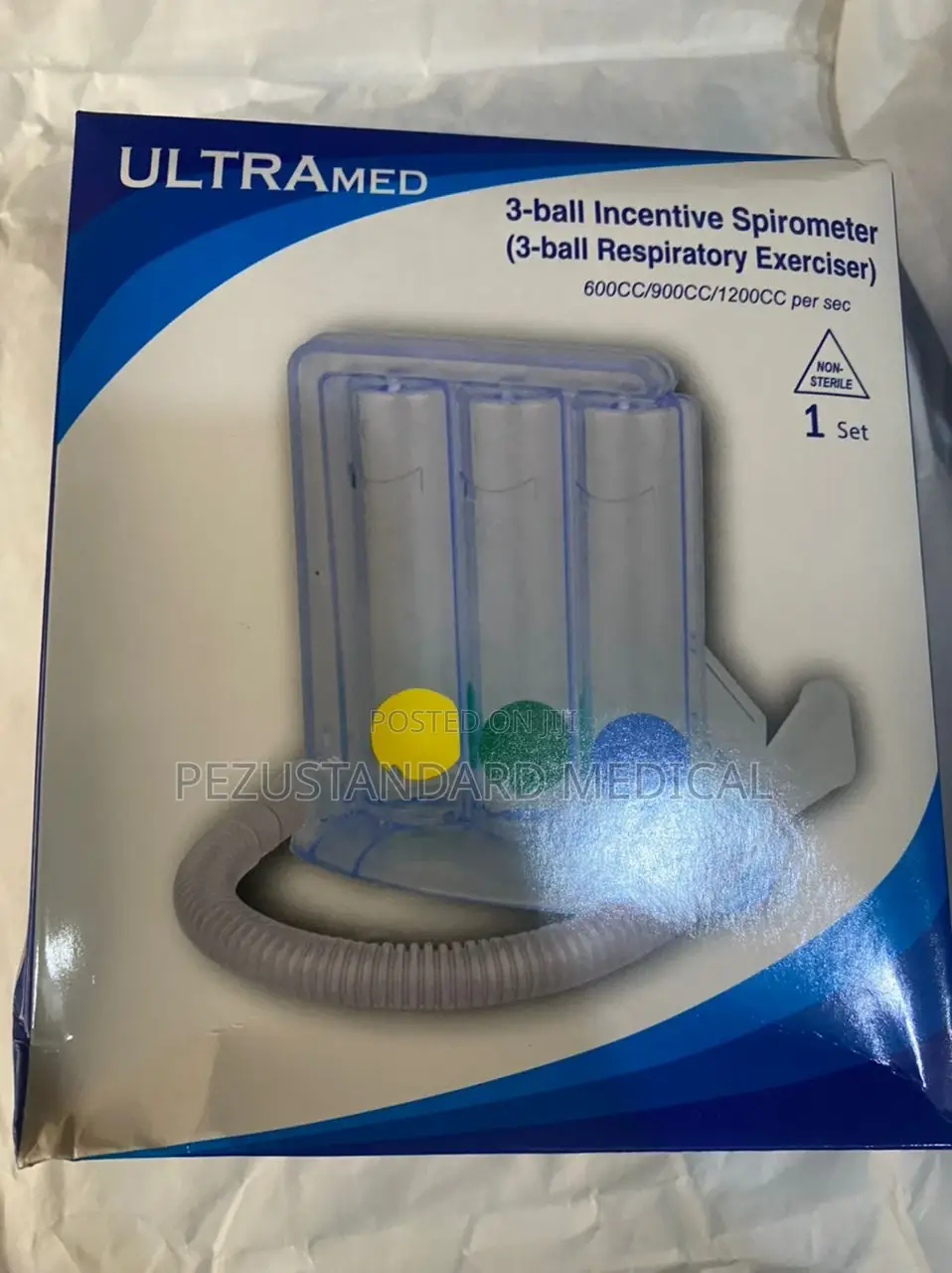 3-Ball Incentive Spirometer