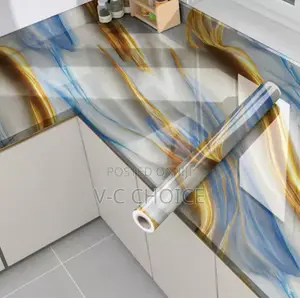 Kitchen Stickers Self Adhesive Waterproof Wallpaper 60cm 5m
