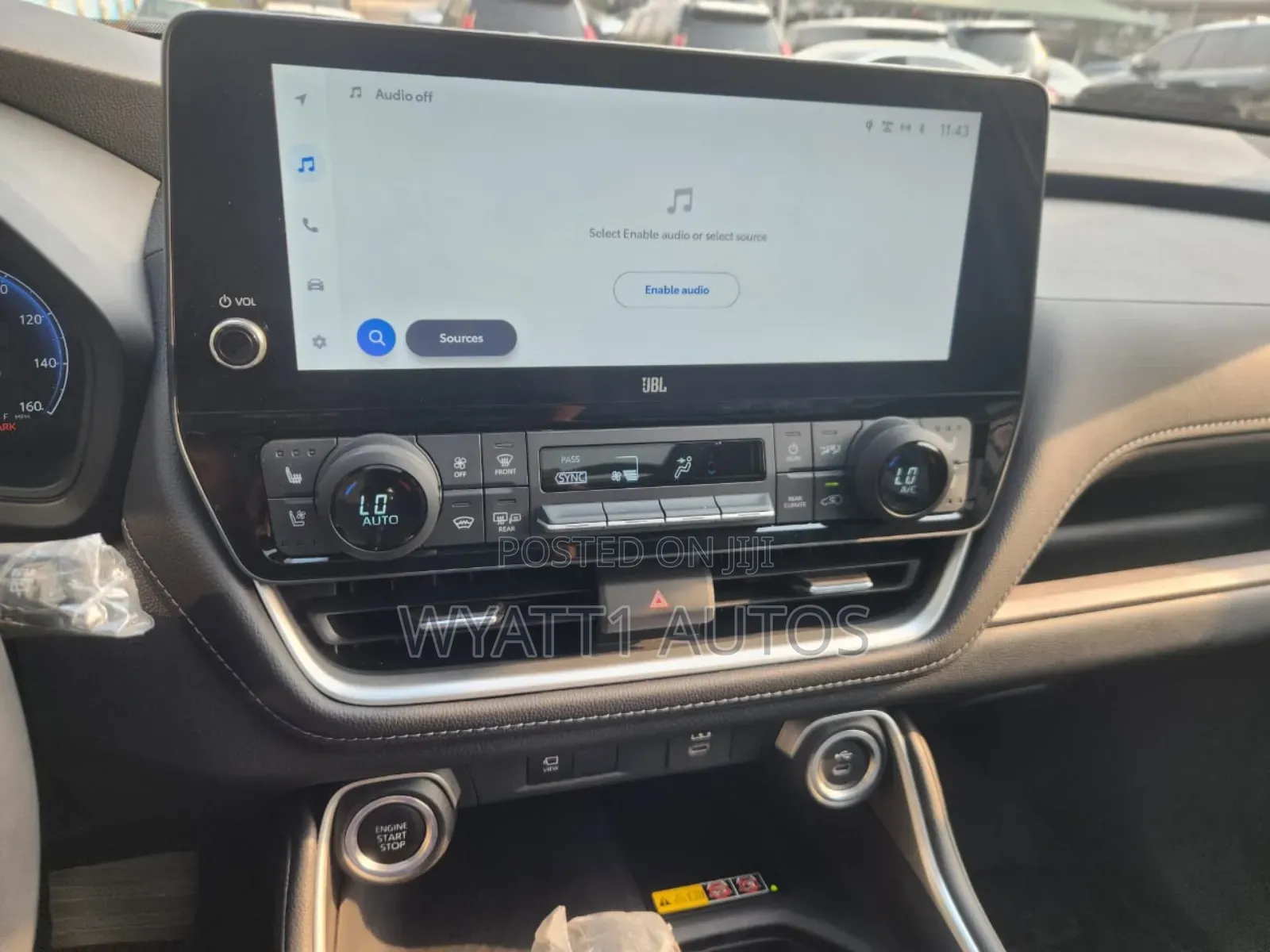 New Toyota Highlander Platinum AWD 2024 White