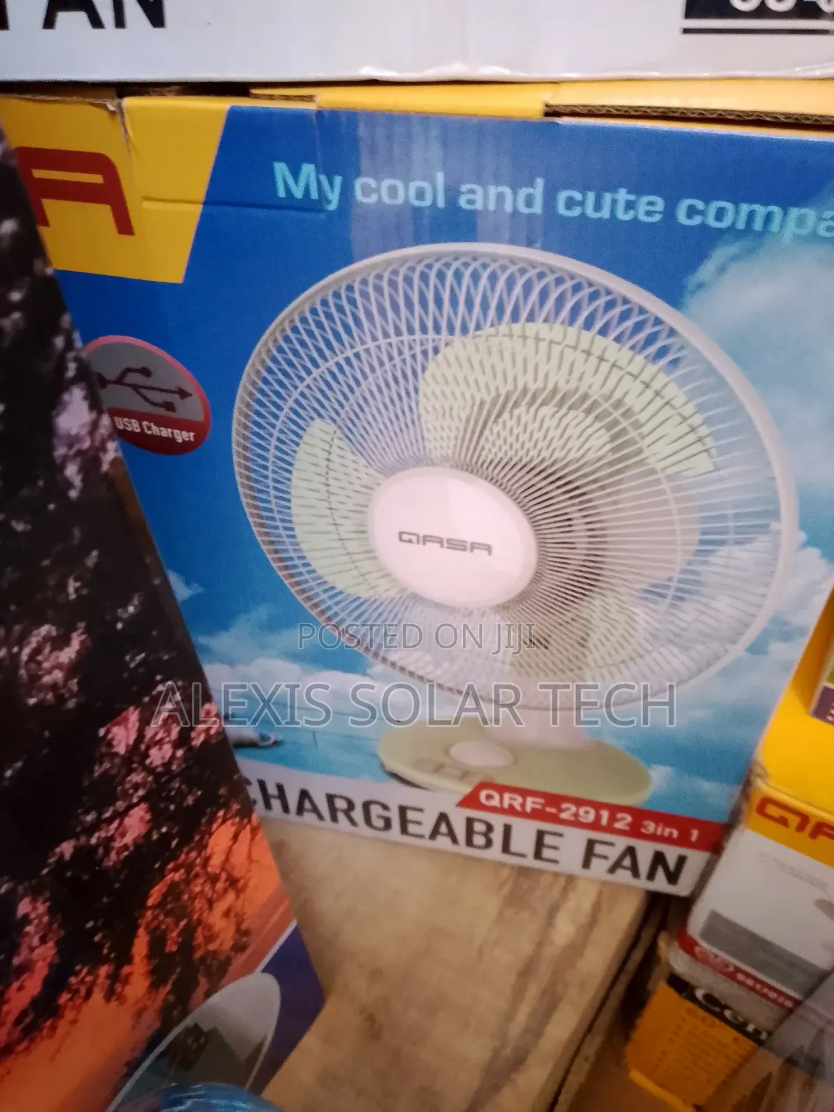 Qasa Rechargeable Table Fan