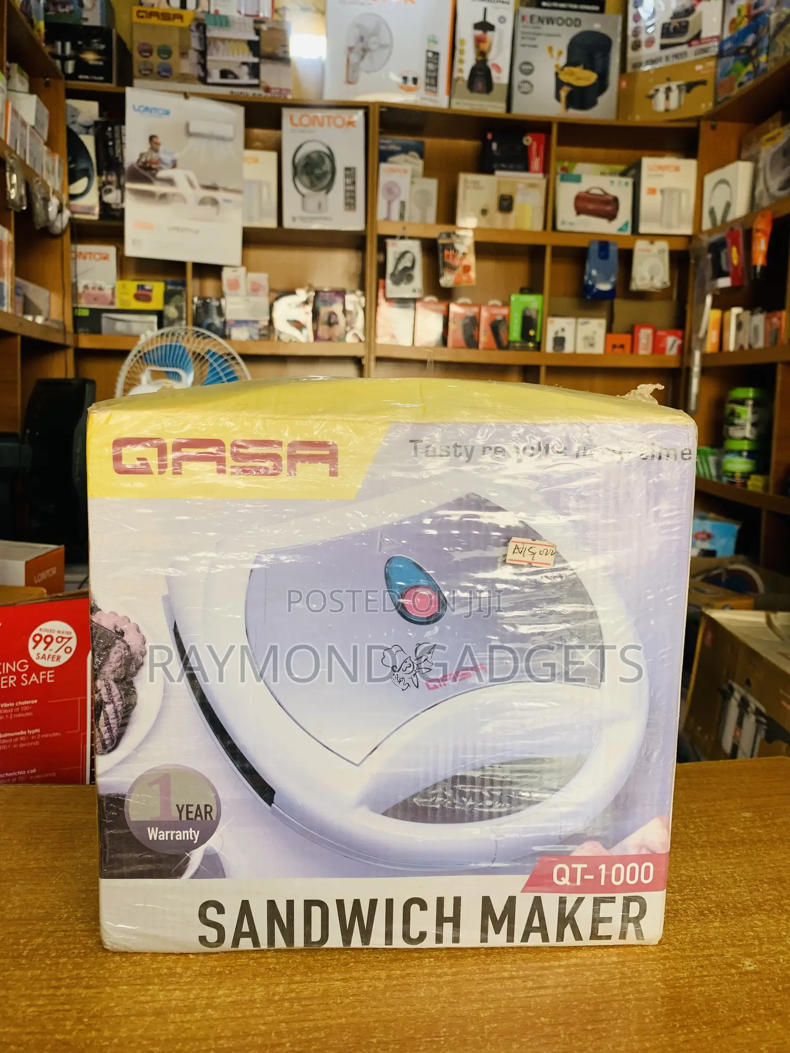 Qasa Sandwich Maker Toaster Qt-1000