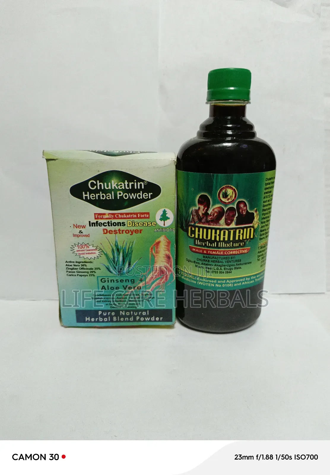 Chukatrim Herbal Powder Liquid Combo