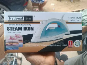 National Star Steam Iron - 1200 Watts