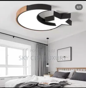 Moon And Star Led Flush Ceiling Light