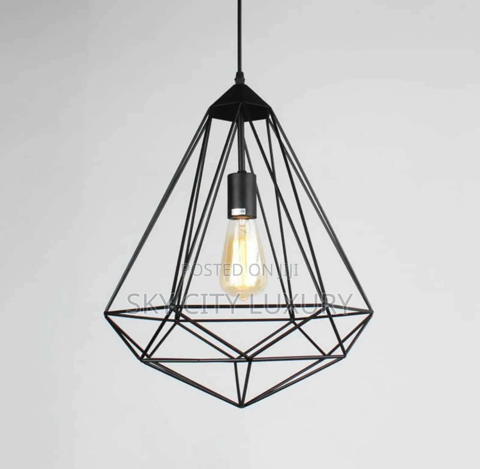 Vintage Cage Pendant Light