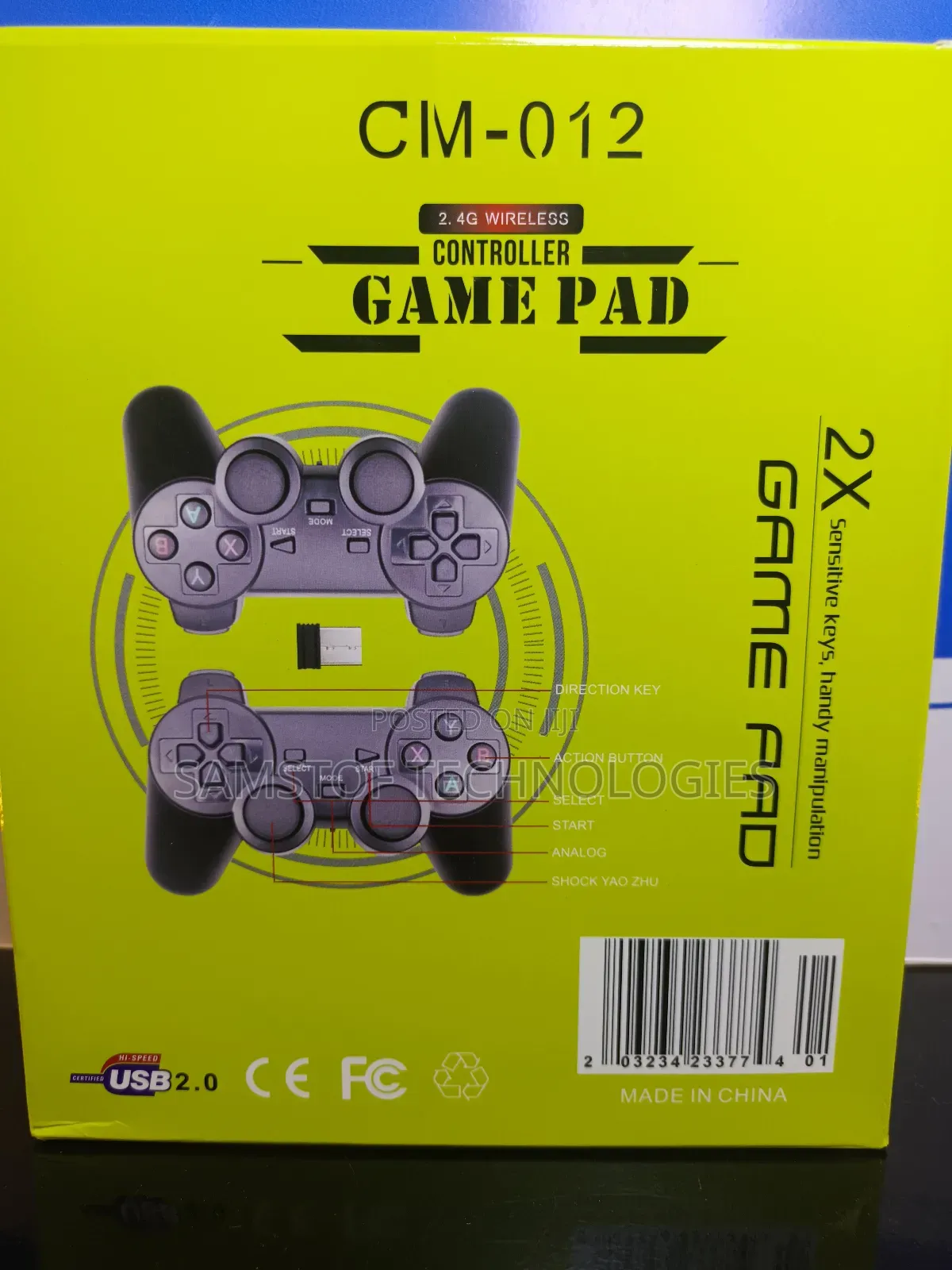 Wireless Double Game Pad Controller For PC Computer, Laptop