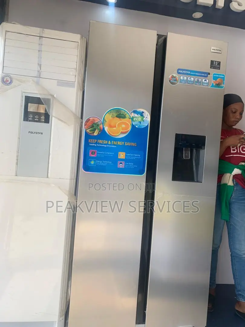 Compact Design Side by Side 436L Polystar(Inv) Refrigerator!