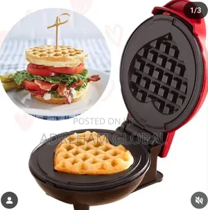Love Shape Mini Electric Waffle Maker