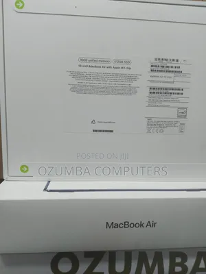New Laptop Apple MacBook Air 2024 M3 13-Inch 16GB Apple M3 SSD 512GB