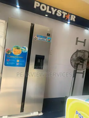 Top Pick Polystar 436L Side by Side Inverter Refrigerator!