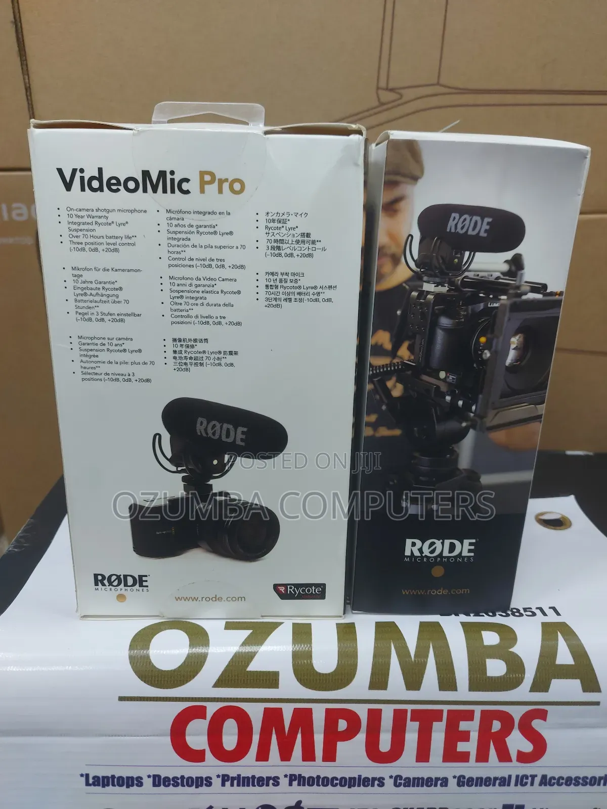 Rode Videomic Pro On-camera Shotgun Microphone
