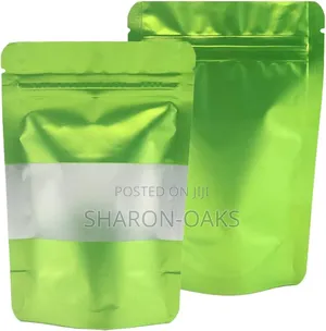12x20 Green Mylar Aluminum Pouch