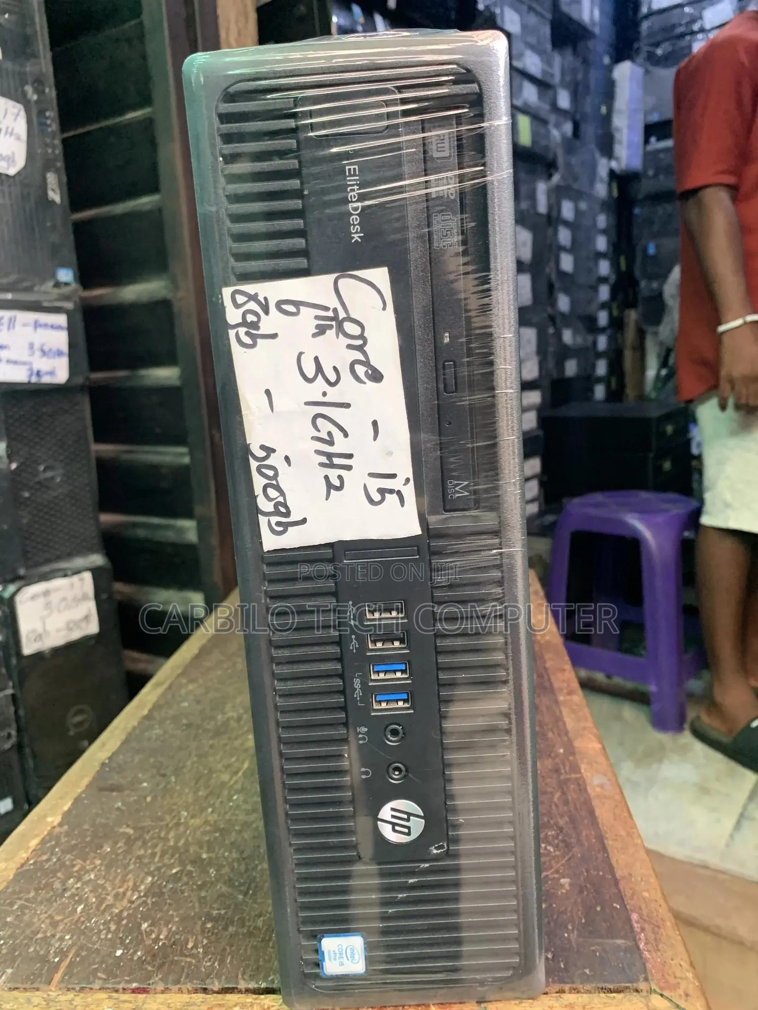Desktop Computer HP EliteDesk 800 8GB Intel Core i5 HDD 500GB