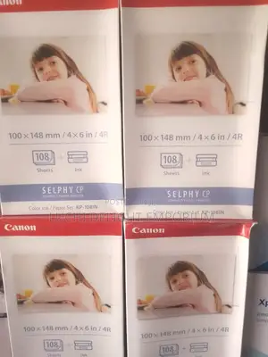 Canon Selphy Colour Photo Paper/Ribbon Ink Set - KP-108IN