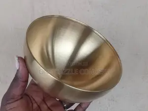 15cm Stainless Round Gold Bowl