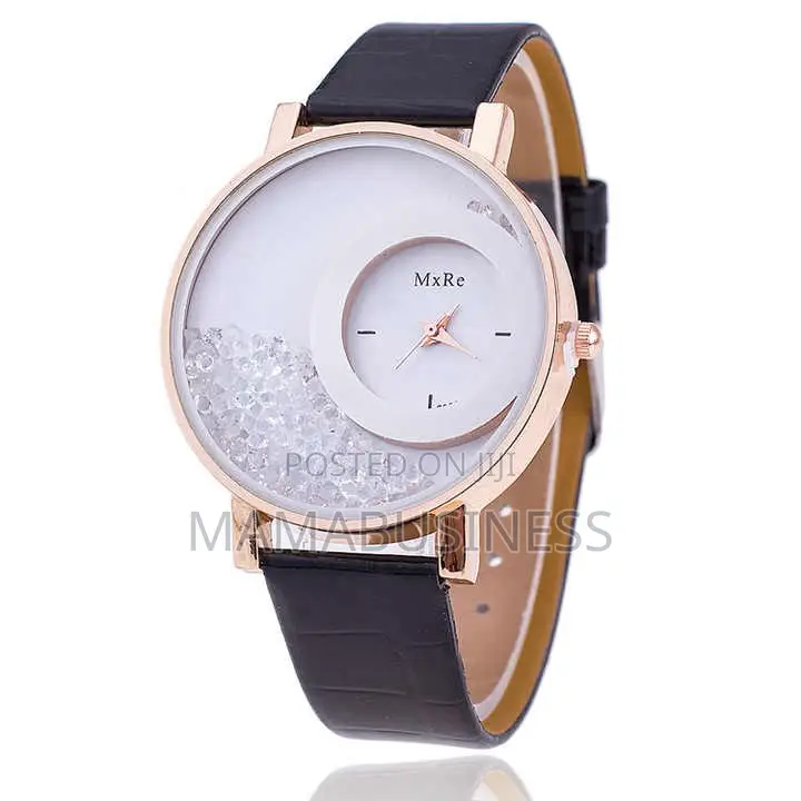 Crystal Rhinestone Leather Watch